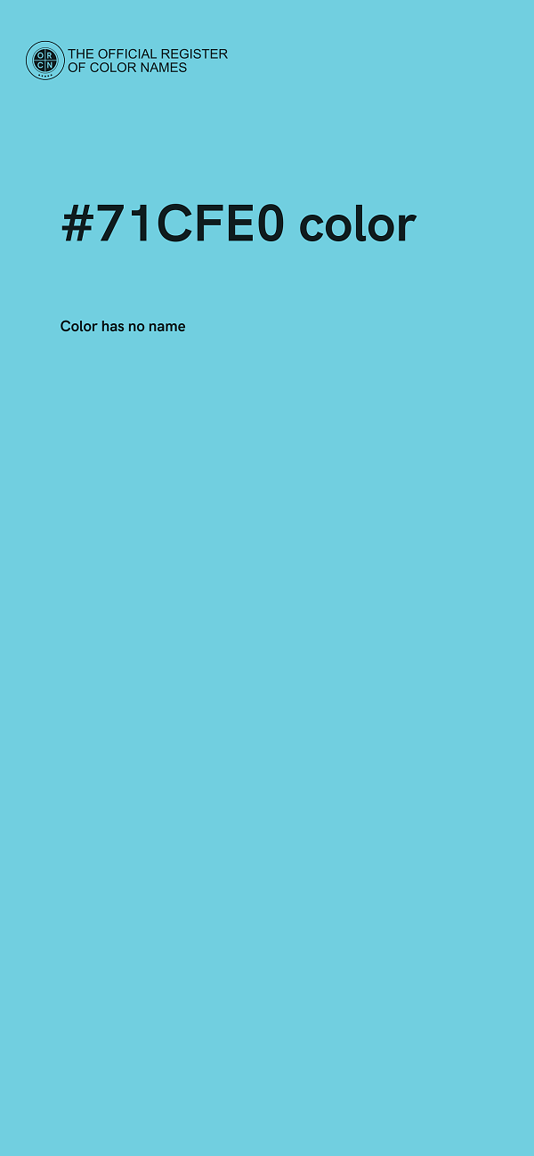 #71CFE0 color image