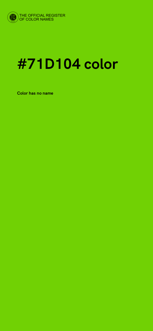 #71D104 color image