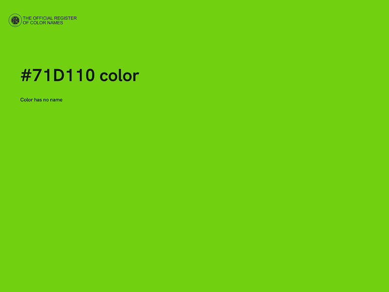 #71D110 color image