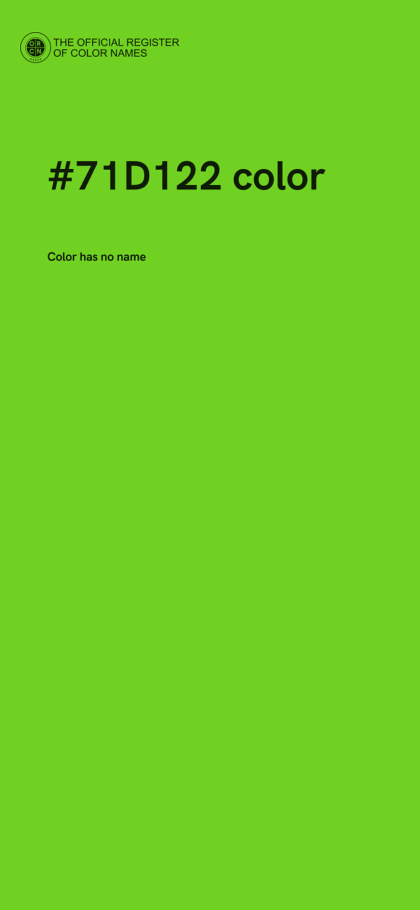 #71D122 color image