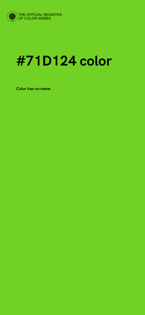 #71D124 color image