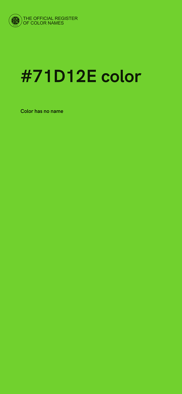 #71D12E color image