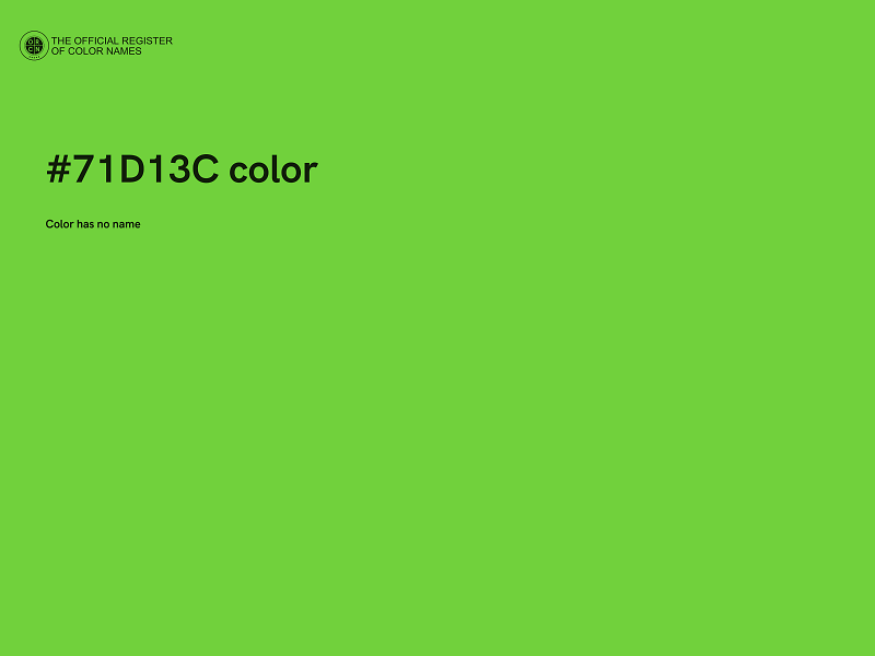 #71D13C color image