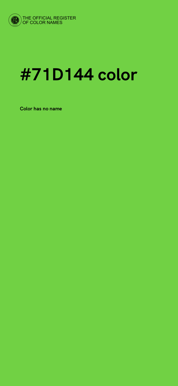 #71D144 color image