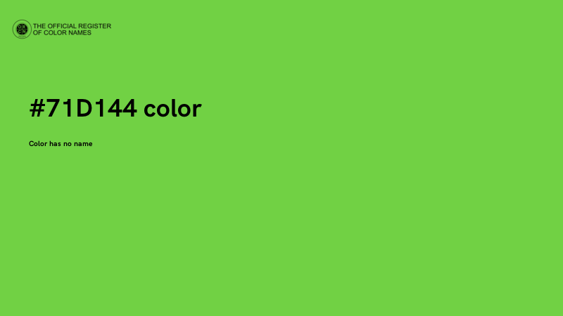 #71D144 color image