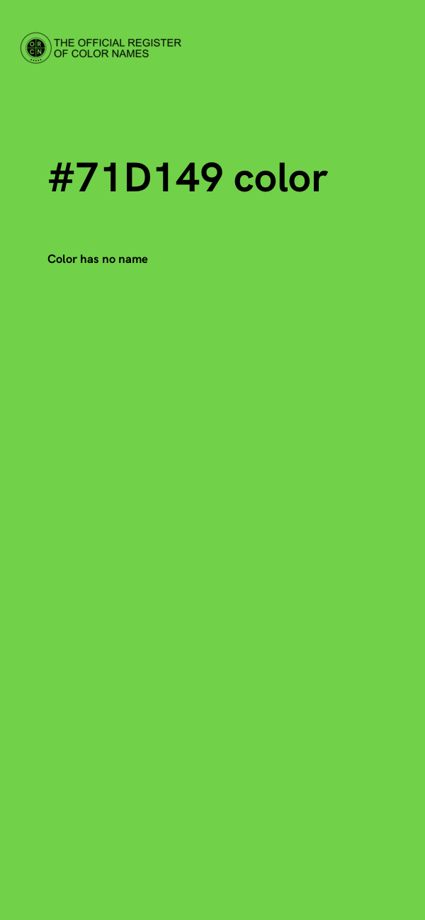 #71D149 color image