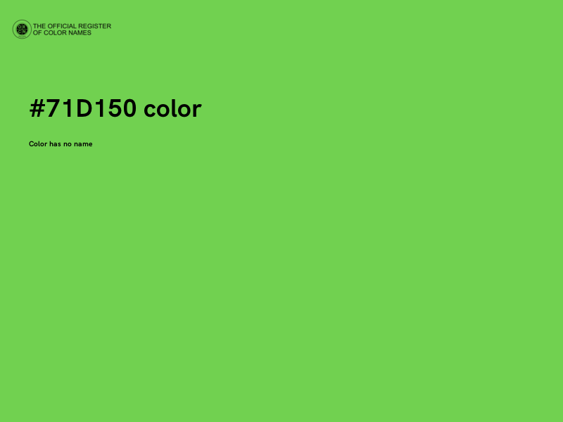 #71D150 color image