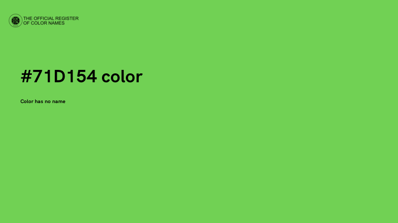 #71D154 color image