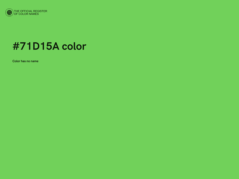 #71D15A color image