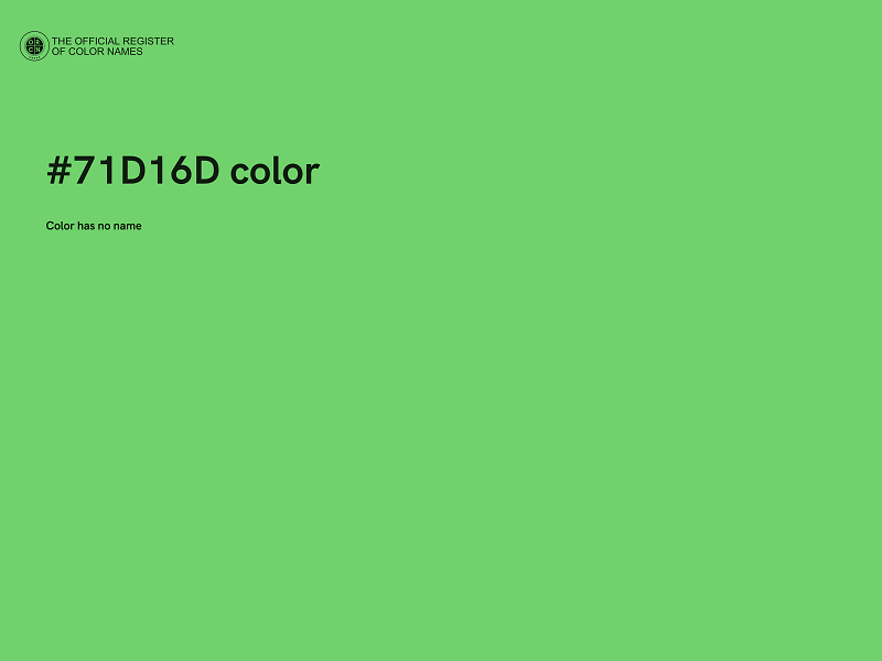 #71D16D color image