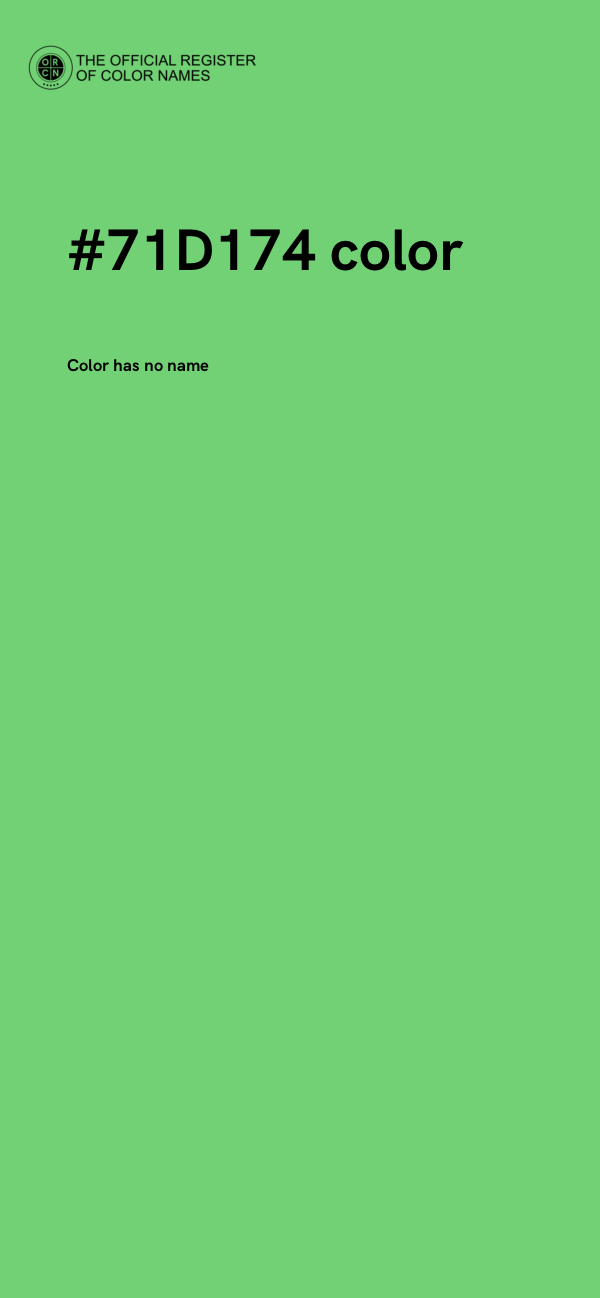 #71D174 color image