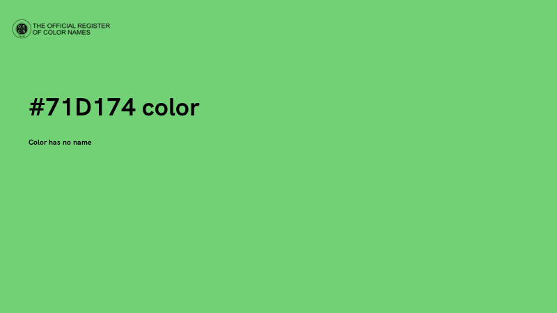 #71D174 color image