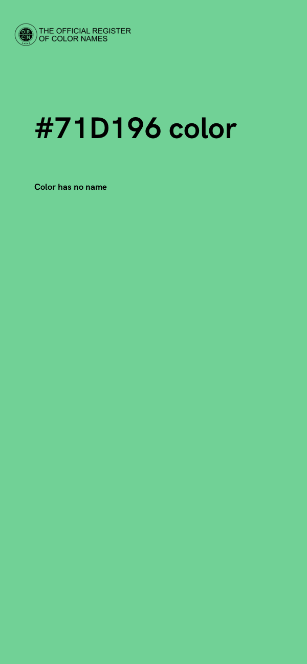#71D196 color image