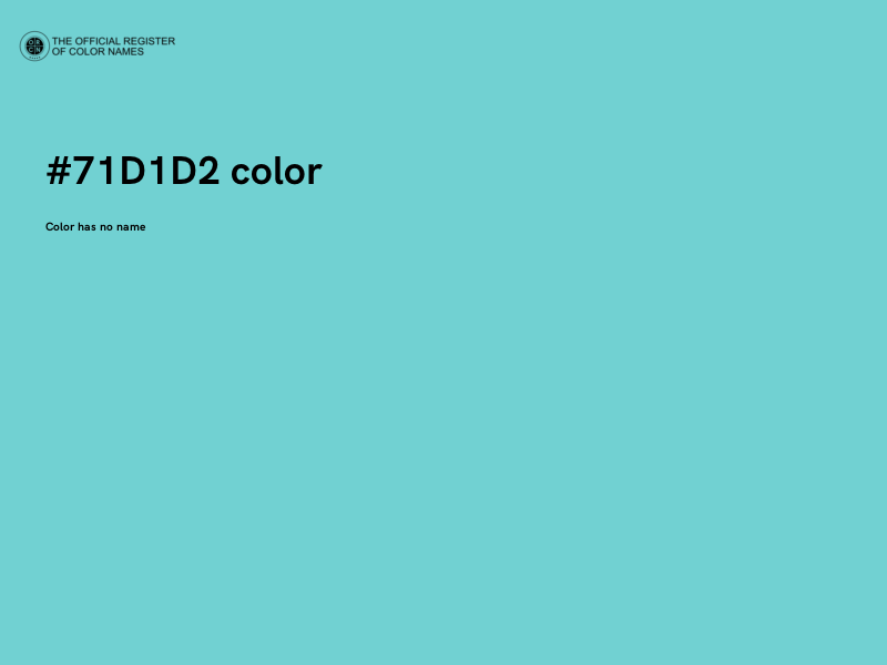 #71D1D2 color image