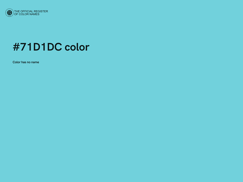 #71D1DC color image