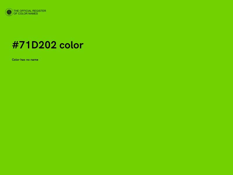 #71D202 color image