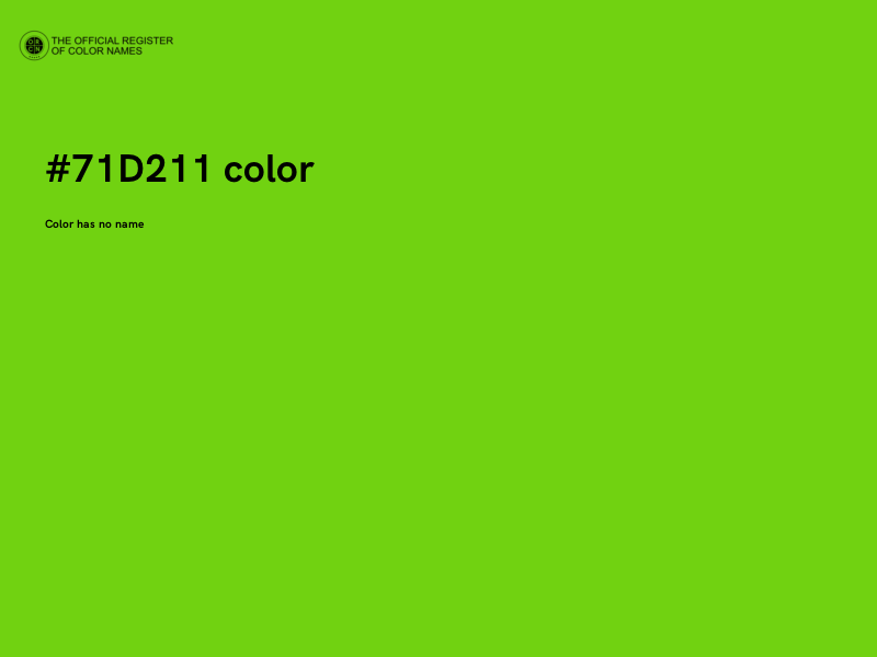 #71D211 color image