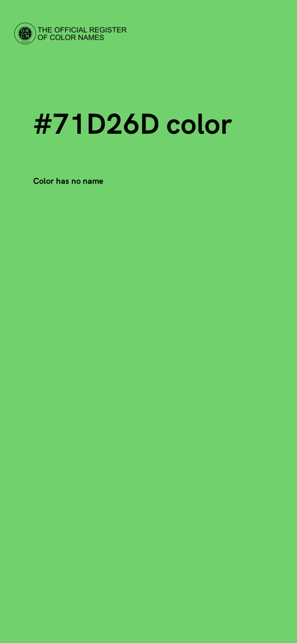 #71D26D color image
