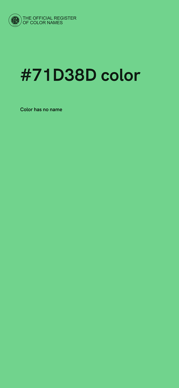 #71D38D color image