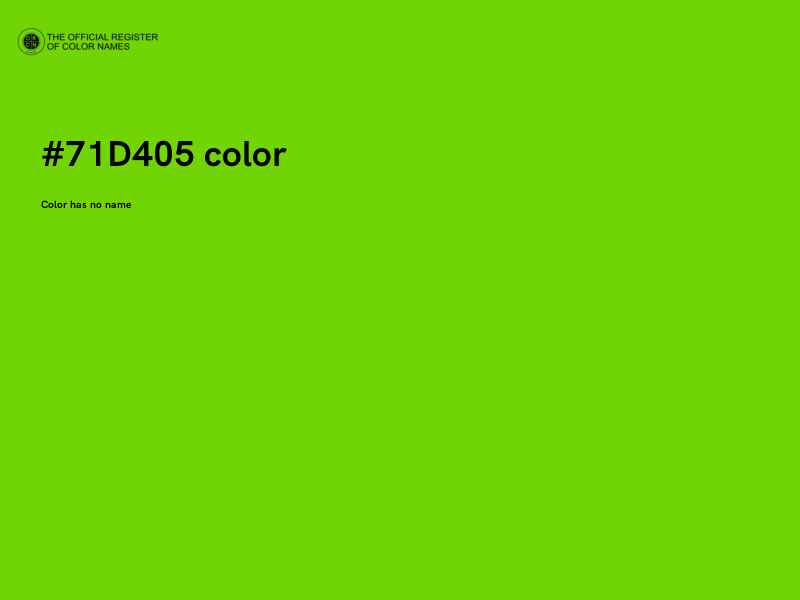 #71D405 color image