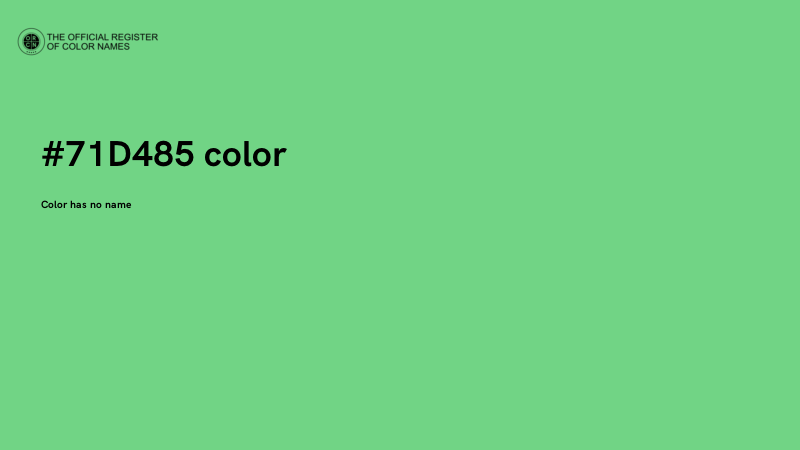 #71D485 color image