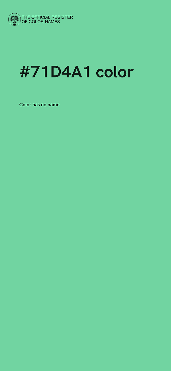 #71D4A1 color image