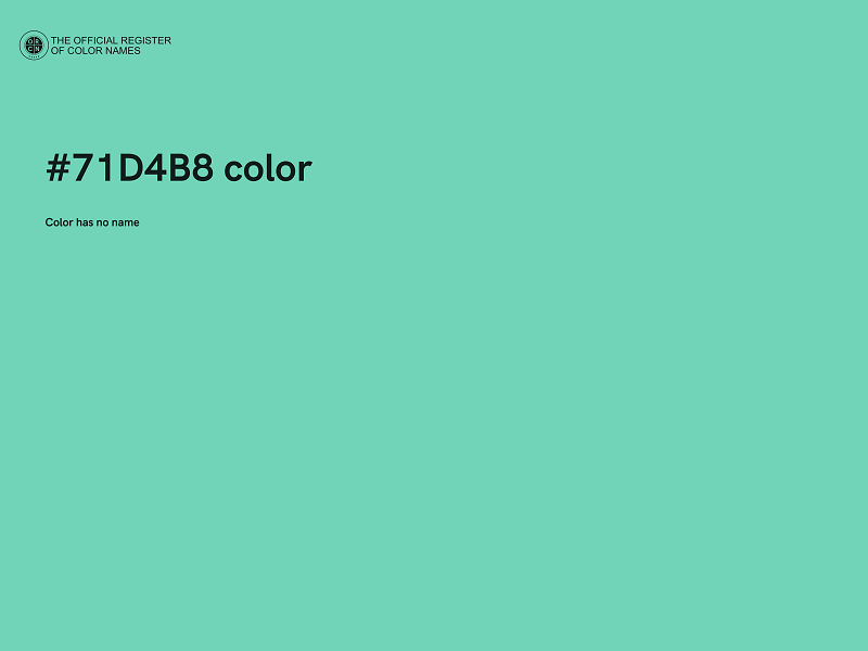 #71D4B8 color image