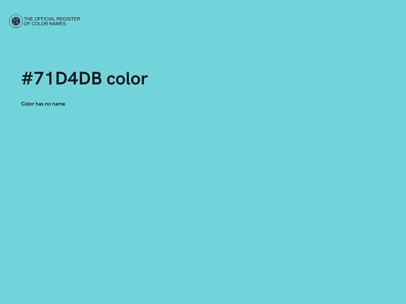 #71D4DB color image