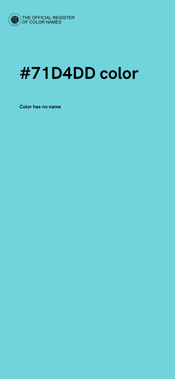 #71D4DD color image