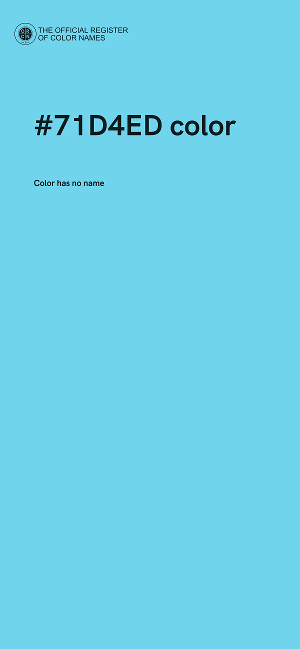 #71D4ED color image