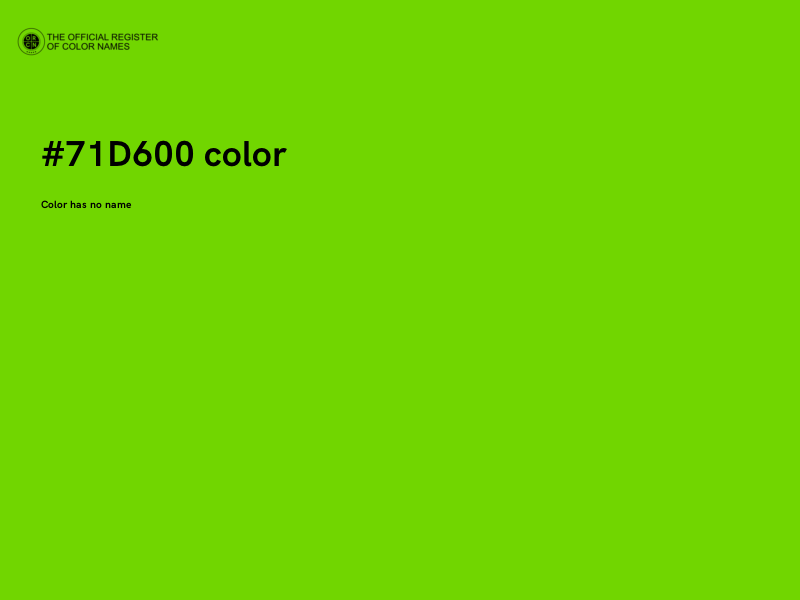 #71D600 color image