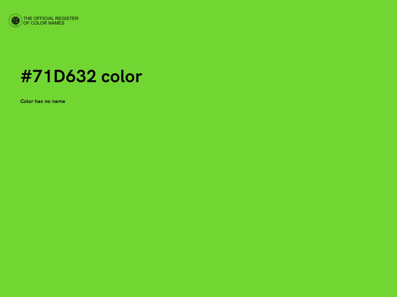 #71D632 color image