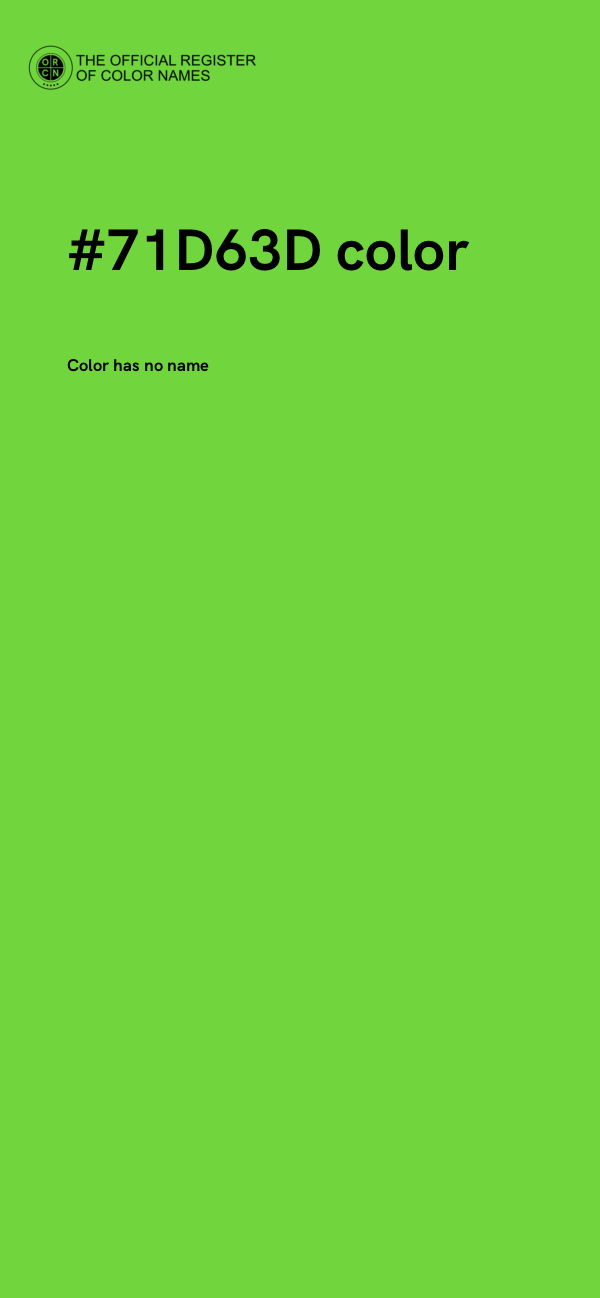 #71D63D color image