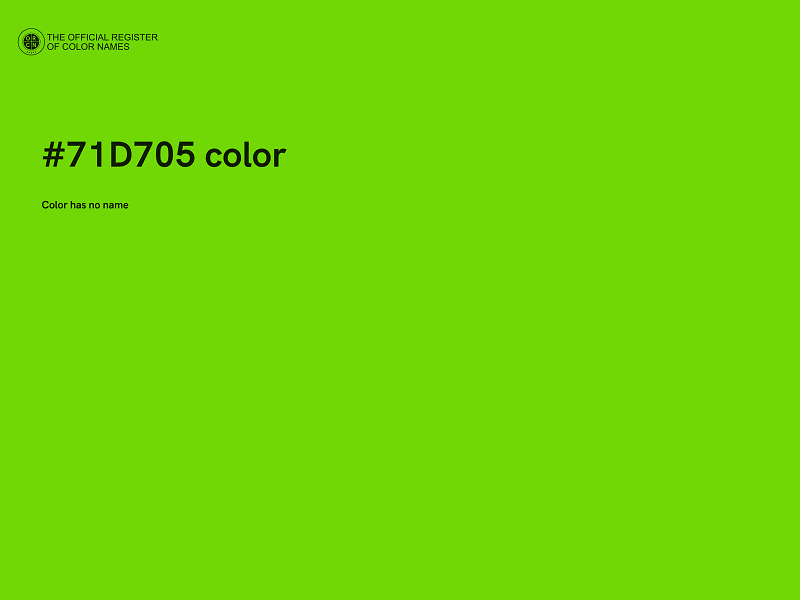 #71D705 color image