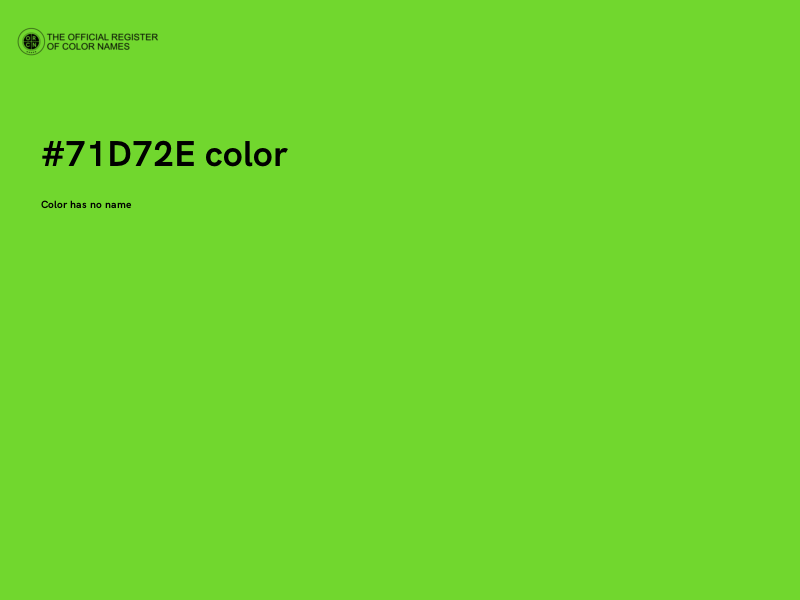 #71D72E color image