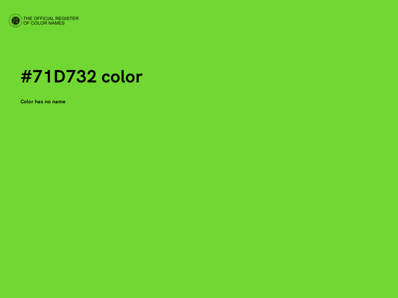#71D732 color image