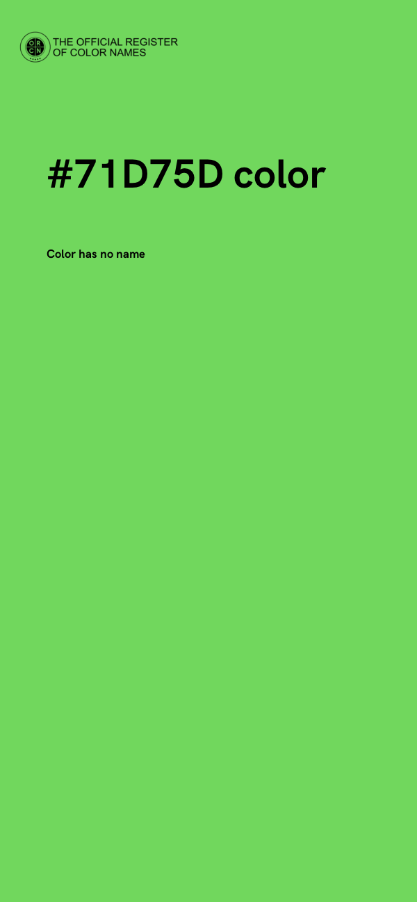 #71D75D color image