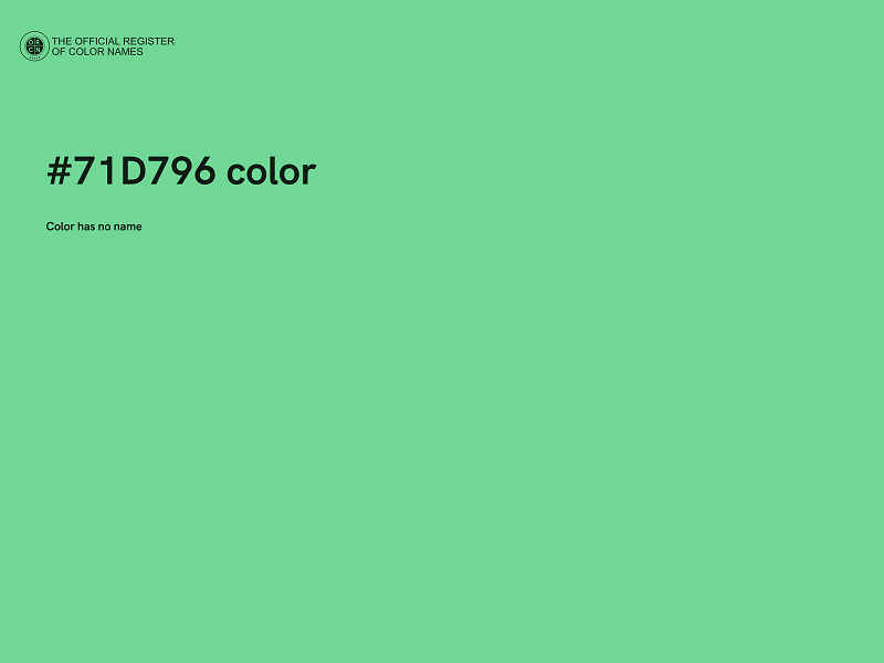 #71D796 color image
