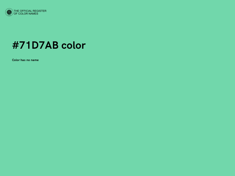 #71D7AB color image