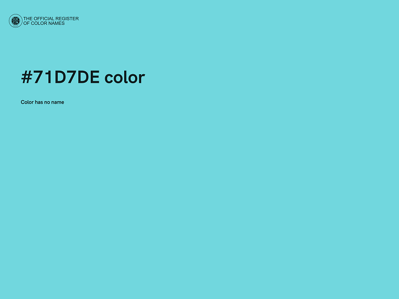 #71D7DE color image