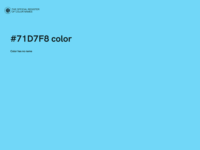 #71D7F8 color image