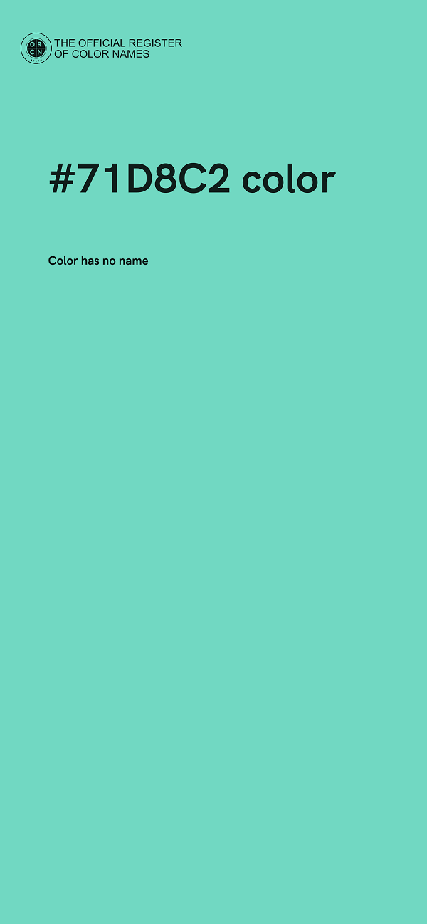 #71D8C2 color image