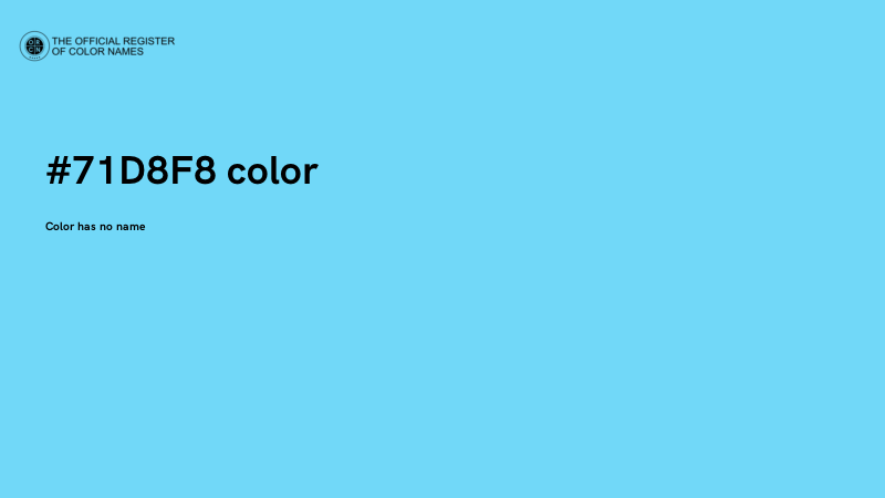 #71D8F8 color image