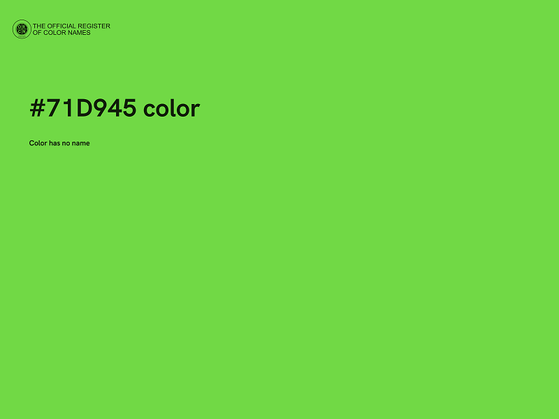 #71D945 color image