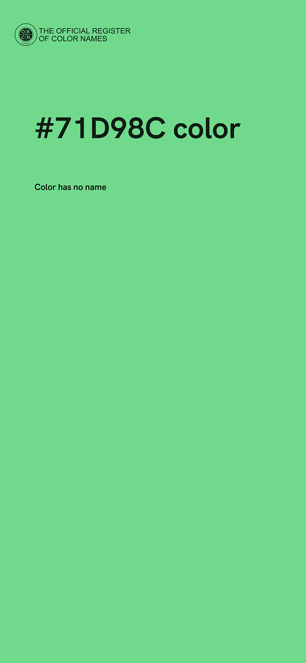 #71D98C color image