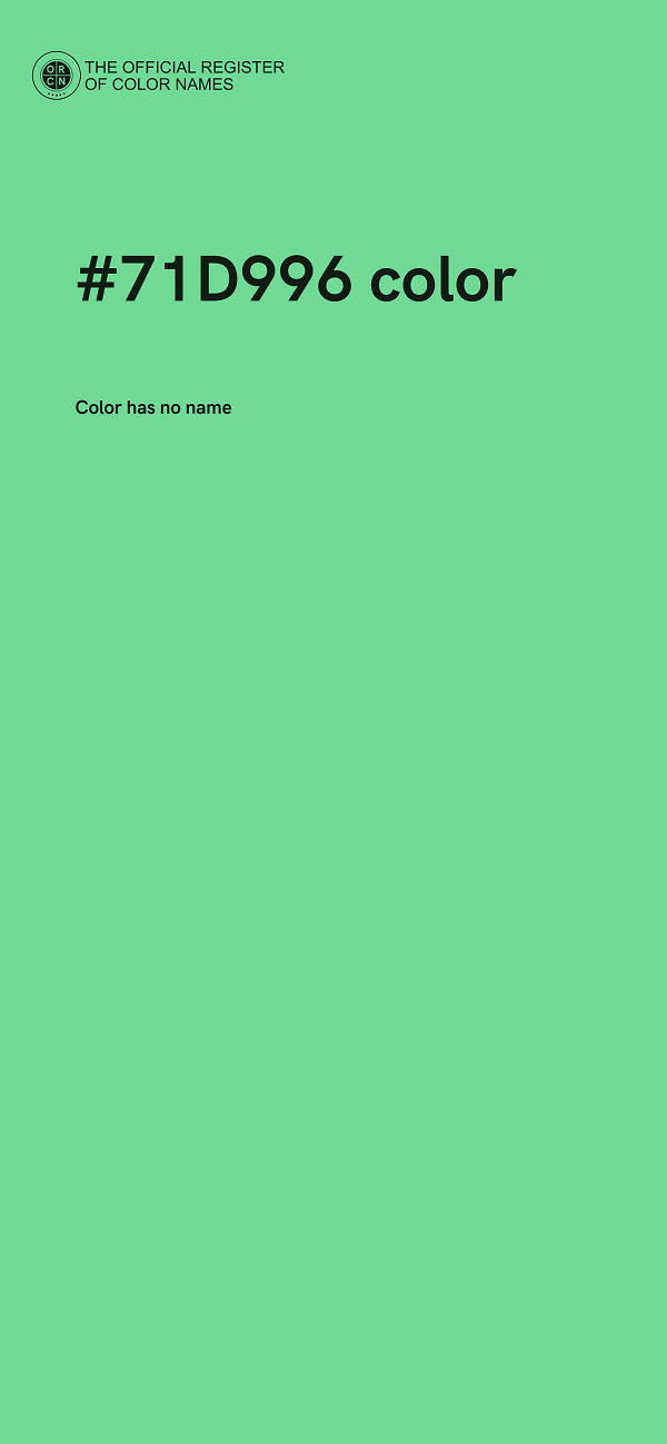 #71D996 color image