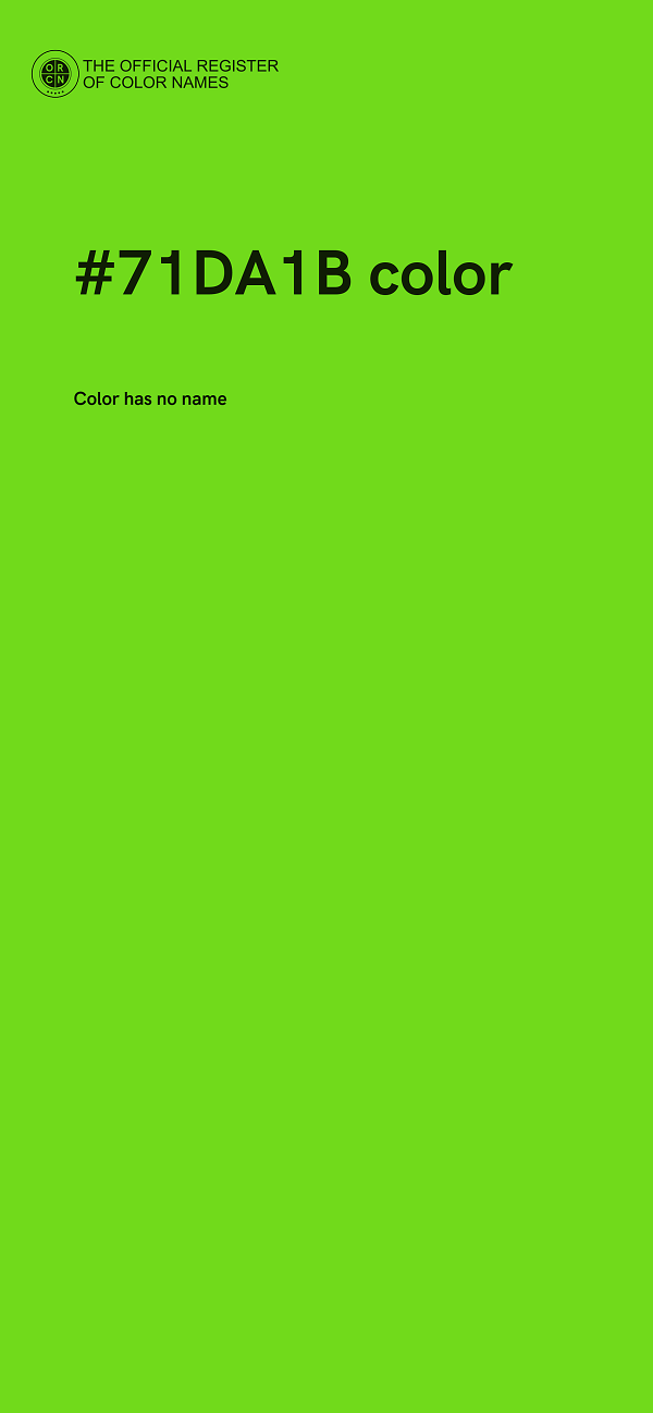 #71DA1B color image