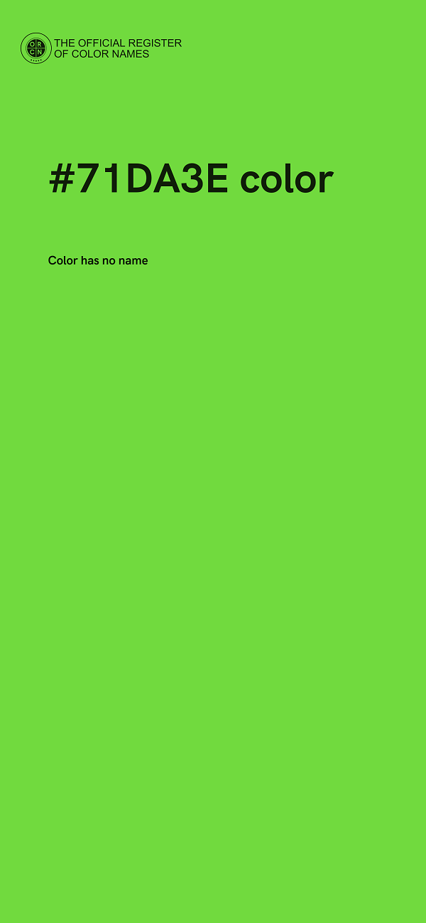 #71DA3E color image