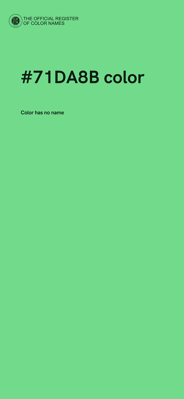 #71DA8B color image