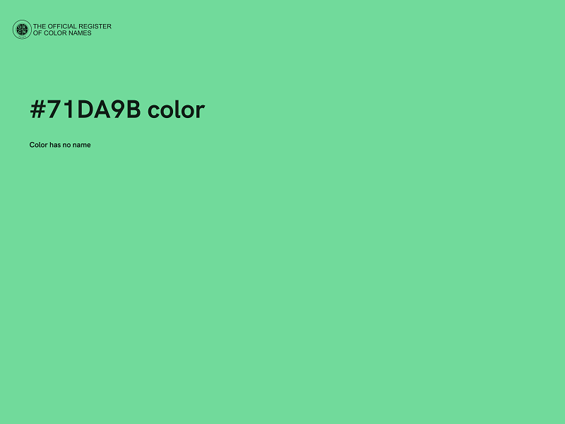 #71DA9B color image
